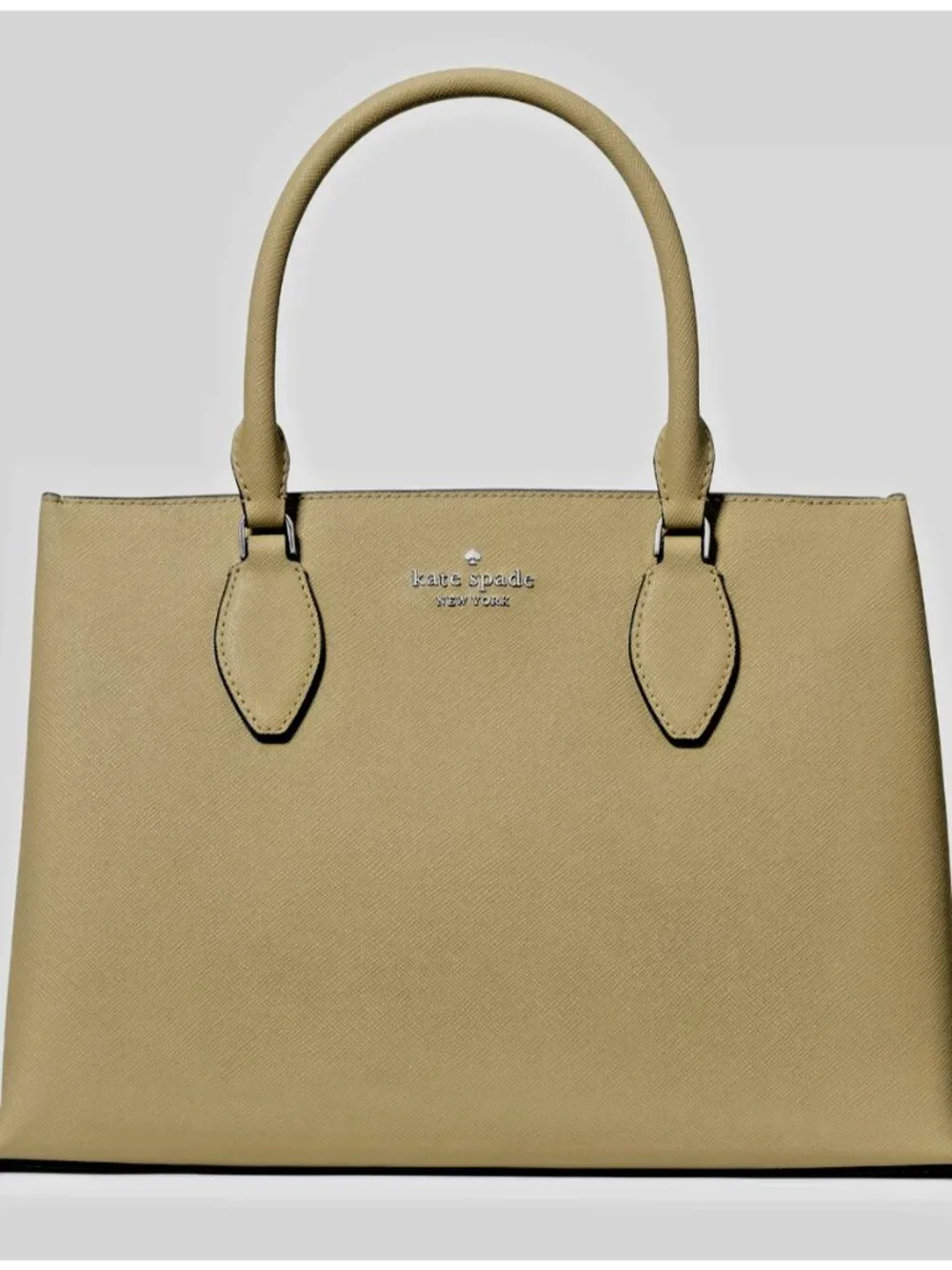 New Kate Spade Rae Medium Satchel Saffiano Elm
